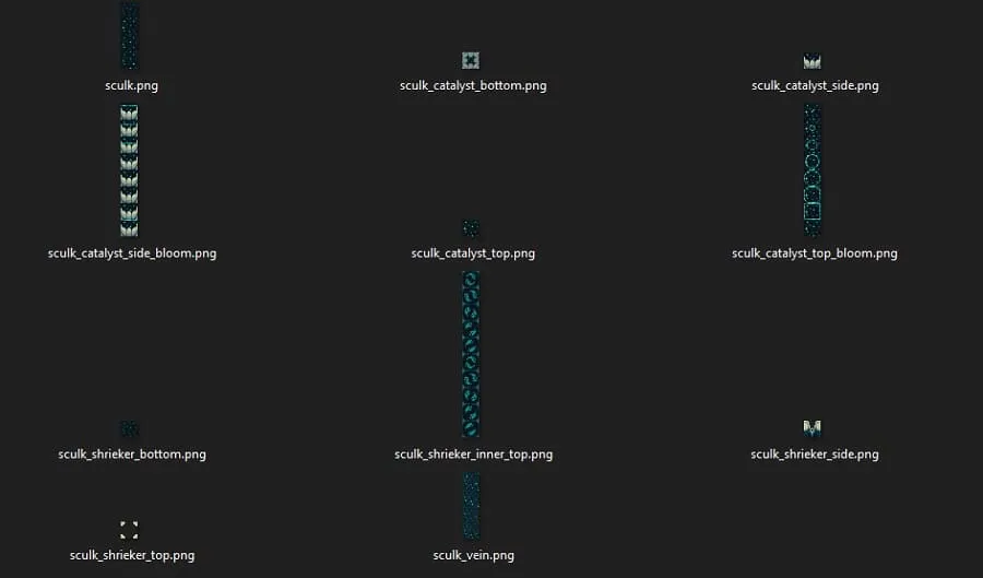 Текстуры скалковых блоков
