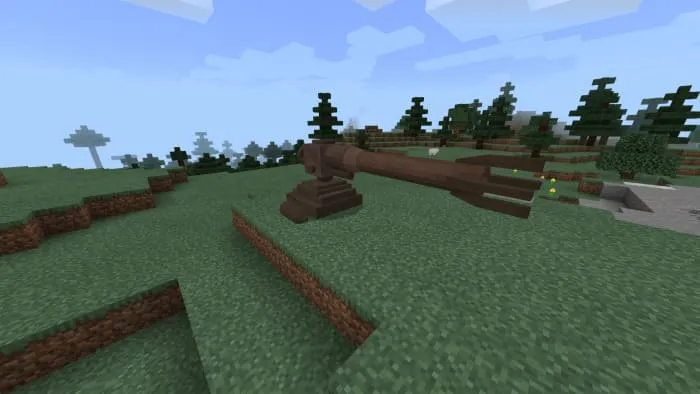 Пушка Василиск в Майнкрафт