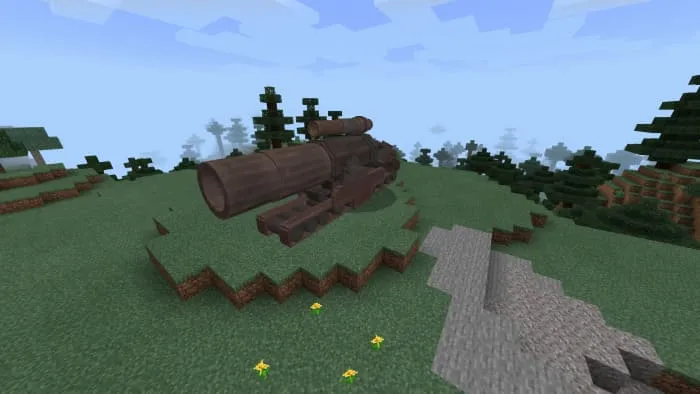 Пушка Тифона в Майнкрафт