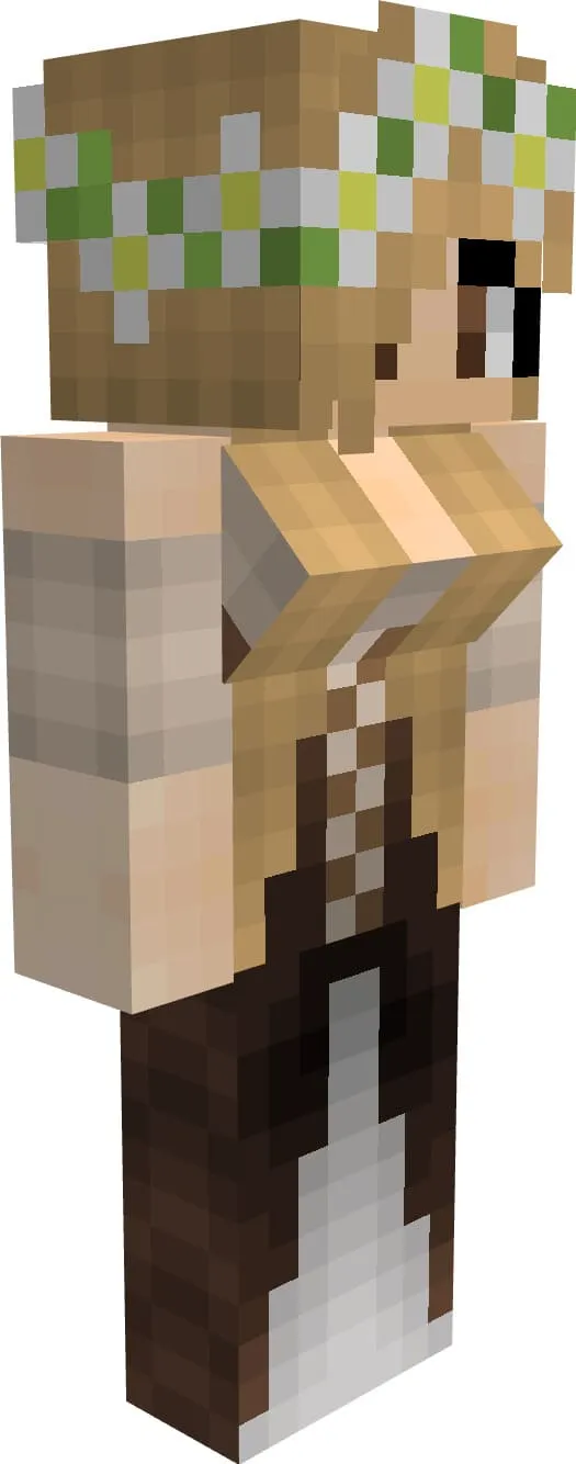 Деревенская девушка в Майнкрафт