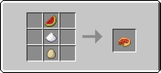 Крафт пирога с арбузом в Майнкрафт