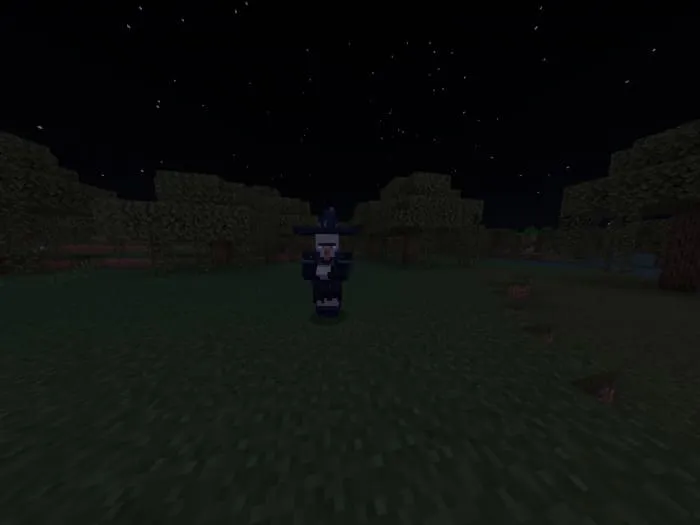 Злая ведьма в Minecraft