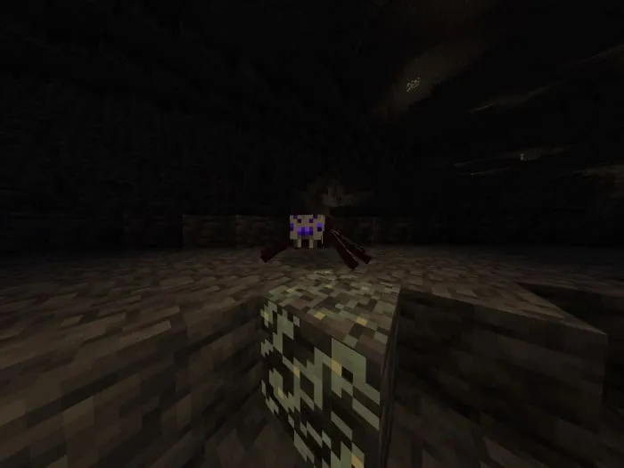 Костяной паук в Minecraft