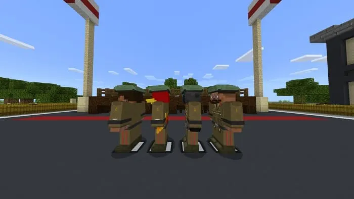 Вид униформы сбоку