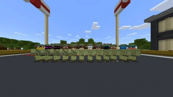 Вид формы спереди