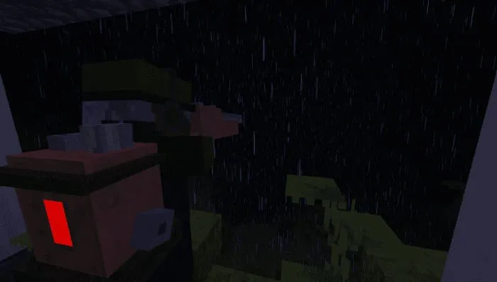 Лазерная винтовка в Minecraft