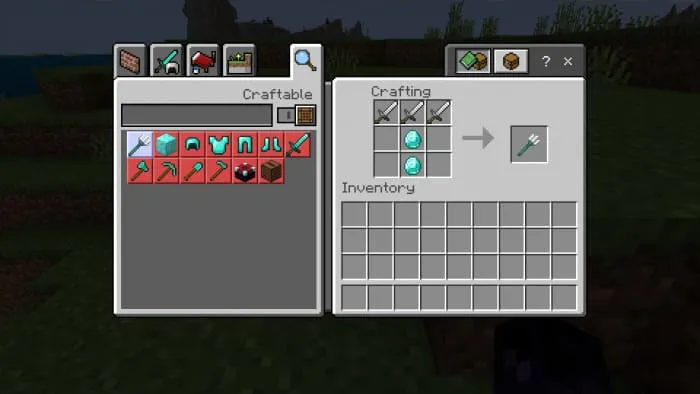 Рецепт создания Трезубца