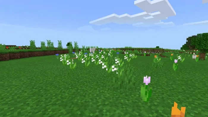 Цветочные равнины в Майнкрафт