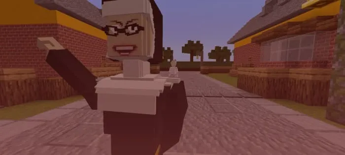 Сестра Мэдлин атакует в Майнкрафт