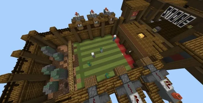 Вид сверху на карту