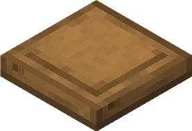 Люк из баобоба в Майнкрафт