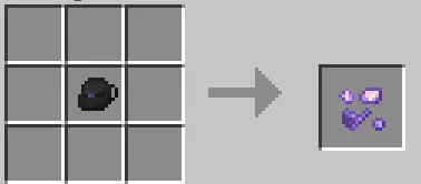 Крафт аметистового фрагмента