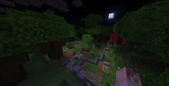 Таинственное кладбище в лесу