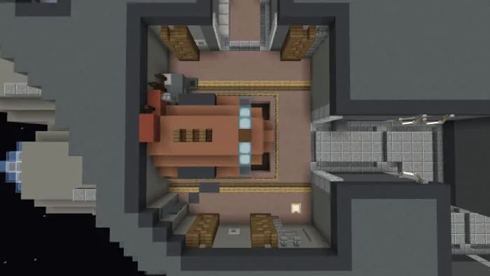 Нижний двигатель на карте