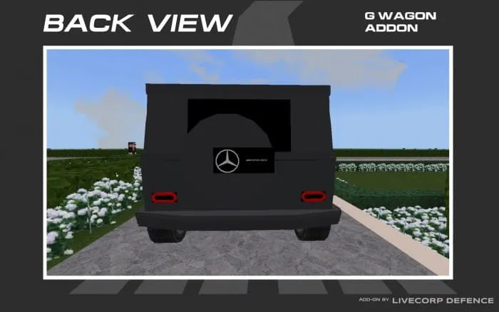 Гелендваген сзади