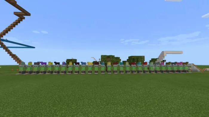 Вид на карту американских горок