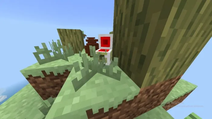Оживший небесный сундук в Майнкрафт