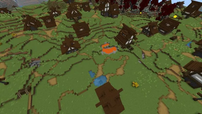 Город жителей днем