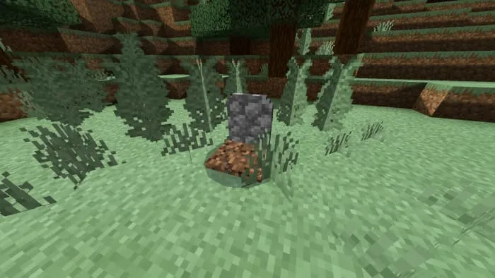 Надгробие в Майнкрафт