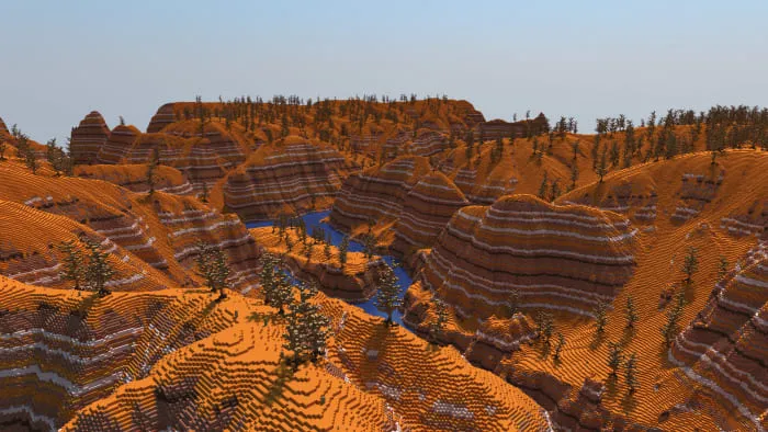 Вид на золотой каньон