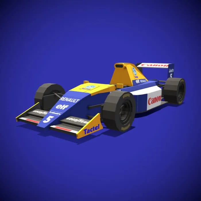 Williams-Renault FW13B в Майнкрафт