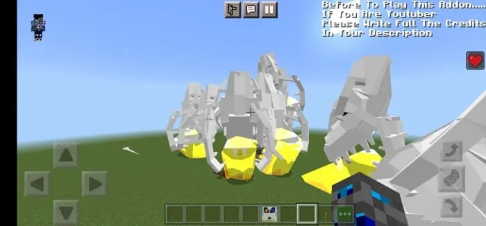 Санс атакует в Майнкрафте