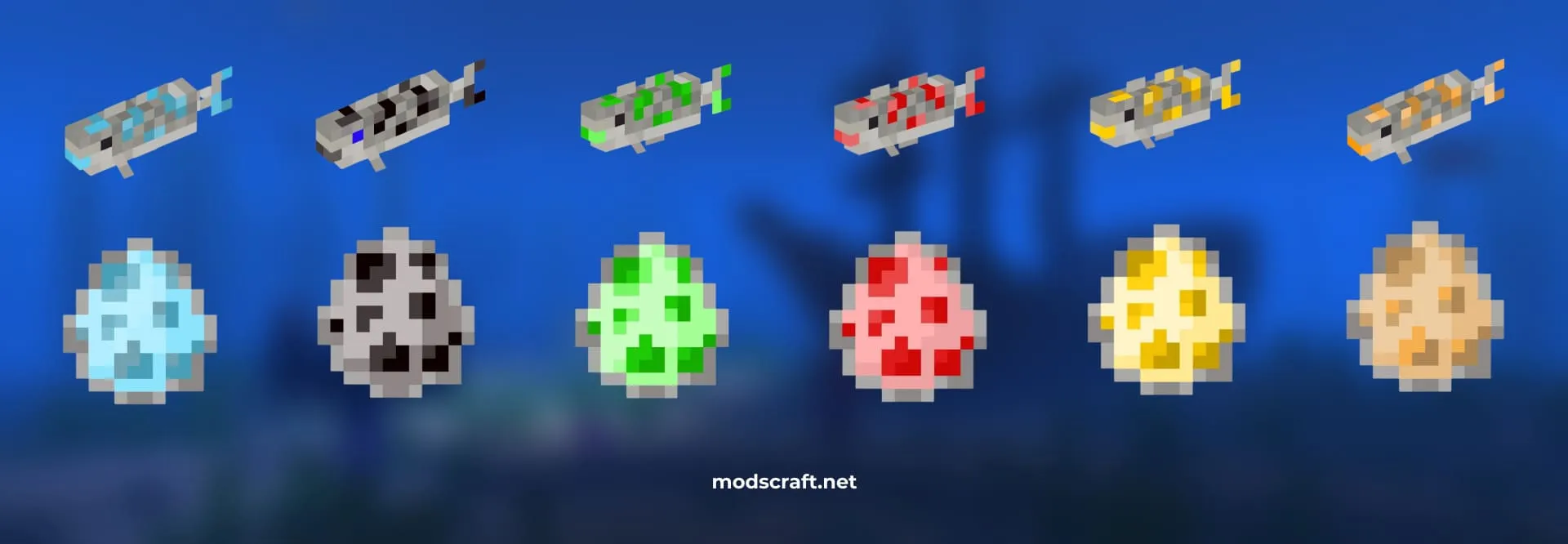 Рудные рыбы в Майнкрафт