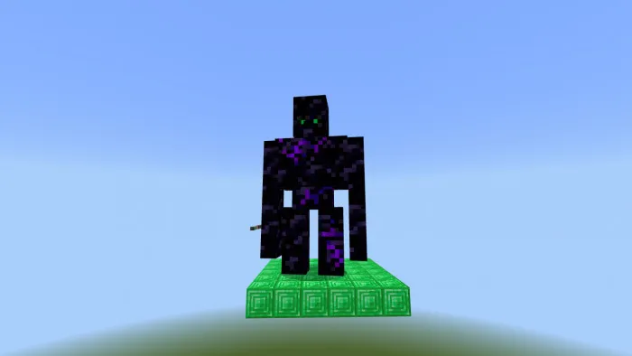 Обсидиановый голем в Майнкрафт