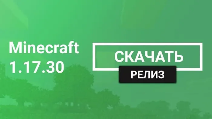 Майнкрафт ПЕ 1.17.30 [Полная версия]