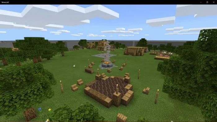 Лагерь бегущего в лабиринте в Майнкрафт