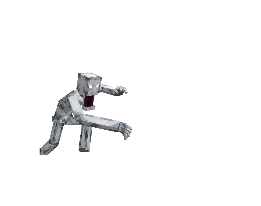 Анимация бега SCP-096