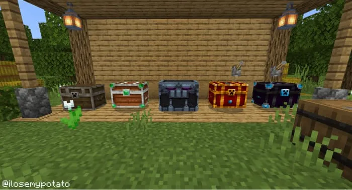 Сундуки в Майнкрафт из Dungeons