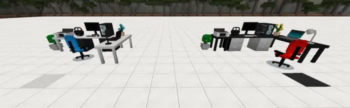 Игровой набор мебели в Майнкрафт