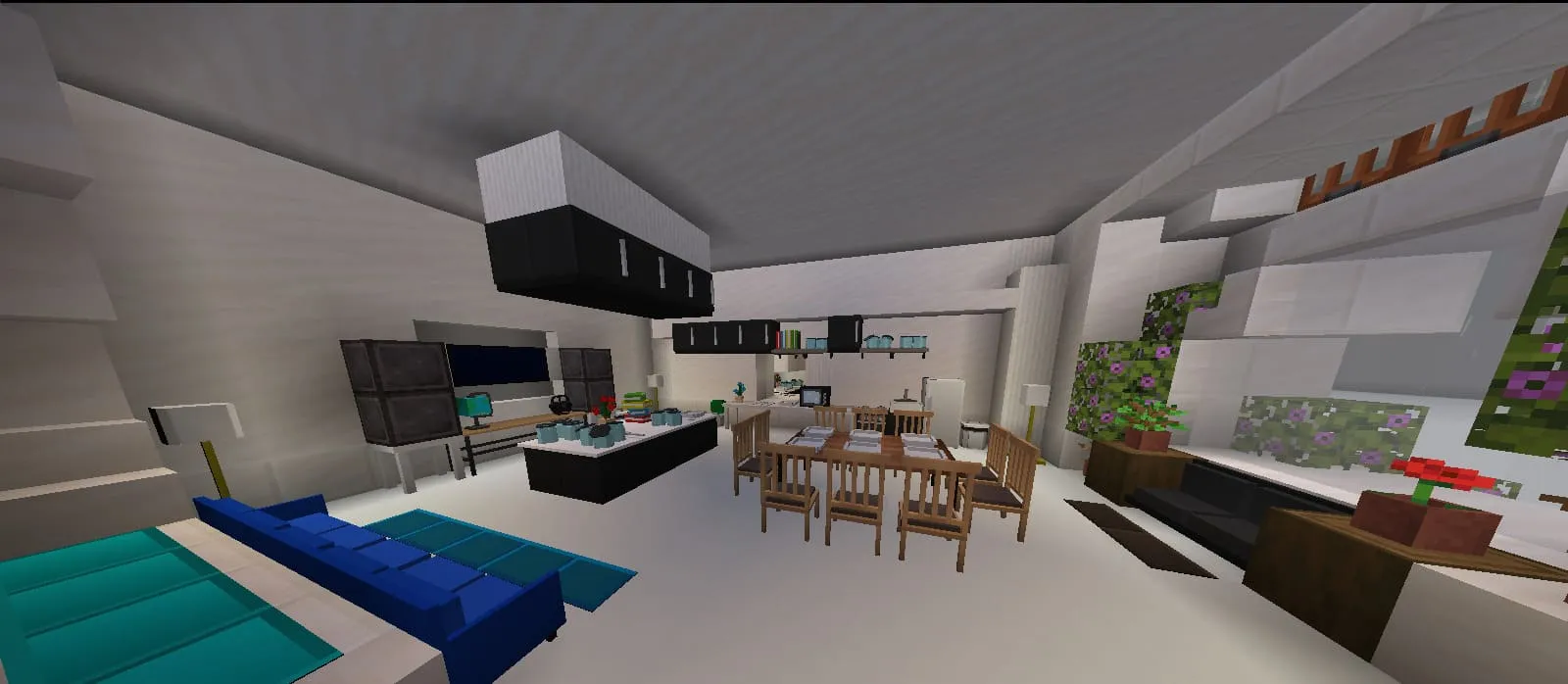 Кухня в стиле модерн в Майнкрафт