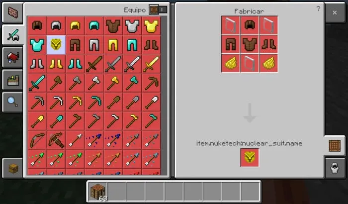 Крафт костюма против радиации