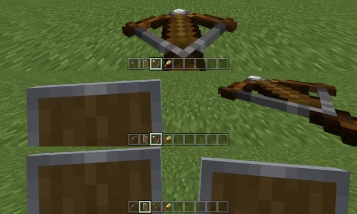 Исправлено положение предметов в руке