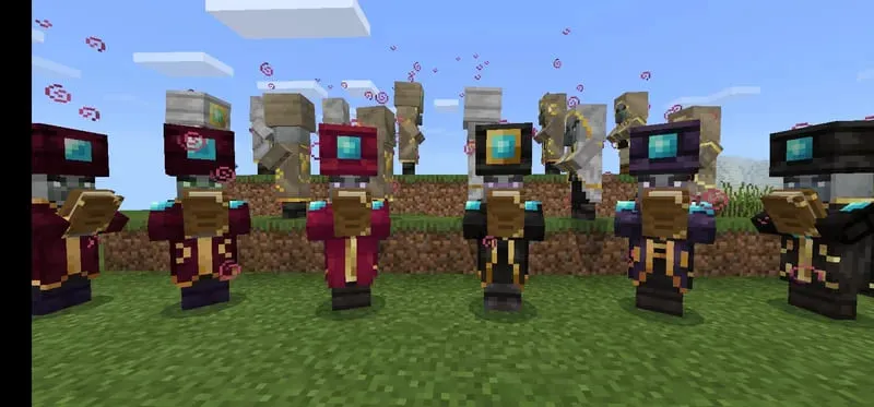 Чародей злодеянин в Майнкрафт