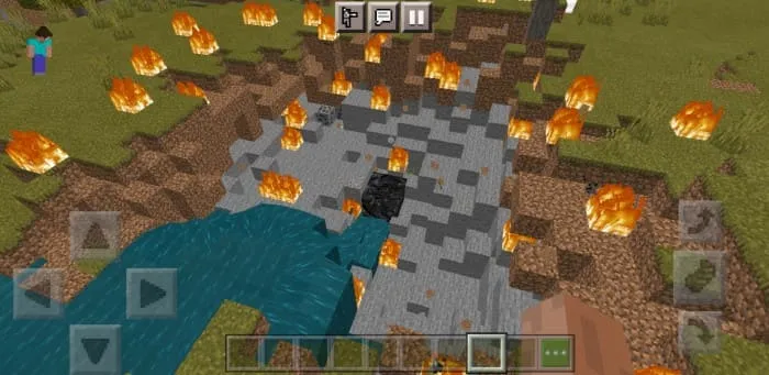 Взрыв от метеора