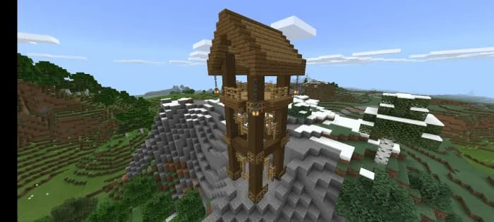 Сторожевая башня в горе