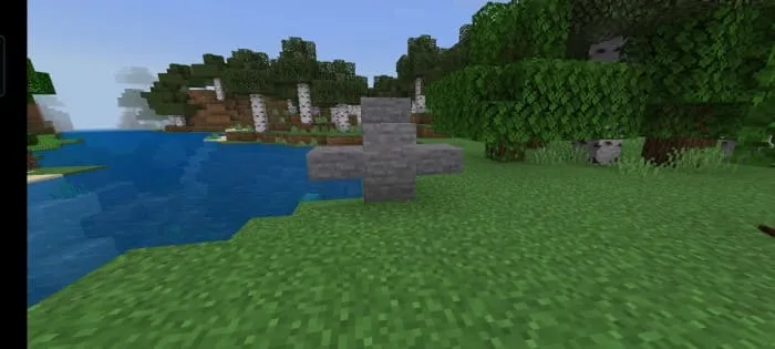 Могила в мире Майнкрафт