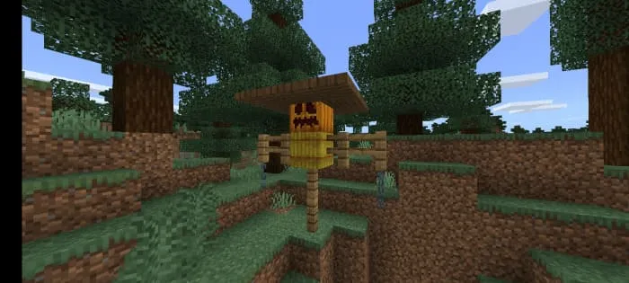 Пугало посреди леса