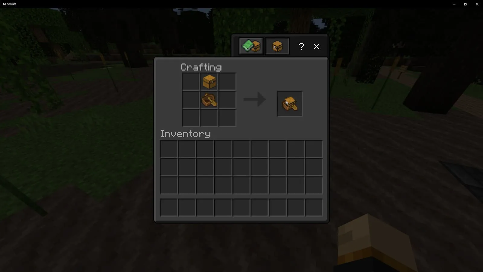 Крафт лодки с сундуком