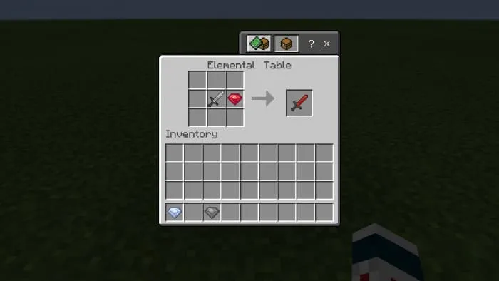 Крафт красного элементального меча