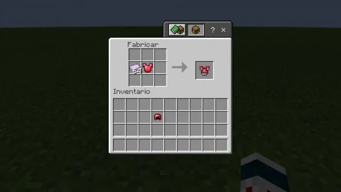 Крафт усиленного рубинового нагрудника