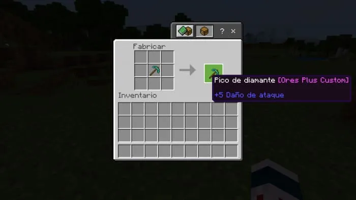 Крафт усиленной кирки