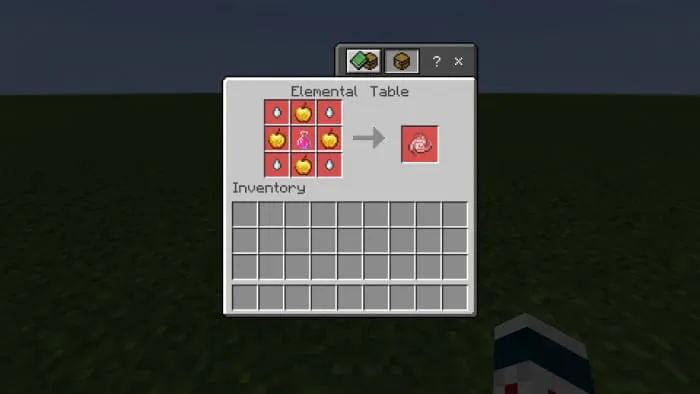 Крафт самоцвета из шпинеля