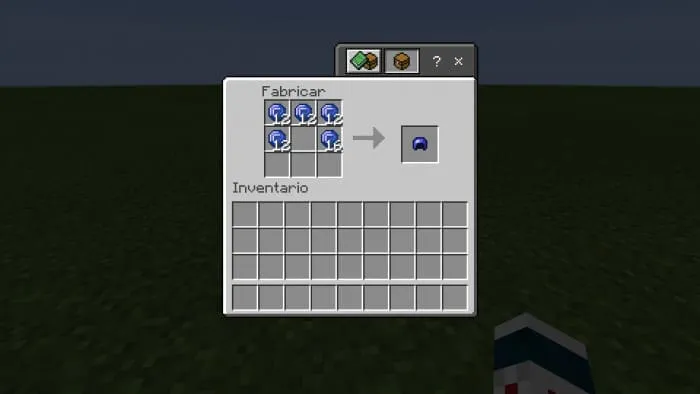 Крафт сапфирового шлема