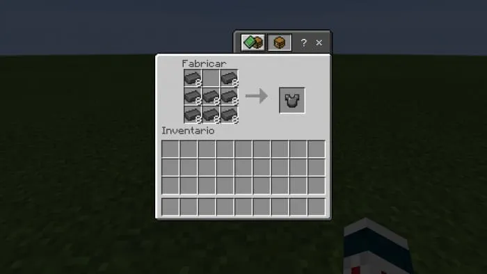 Крафт стального нагрудника