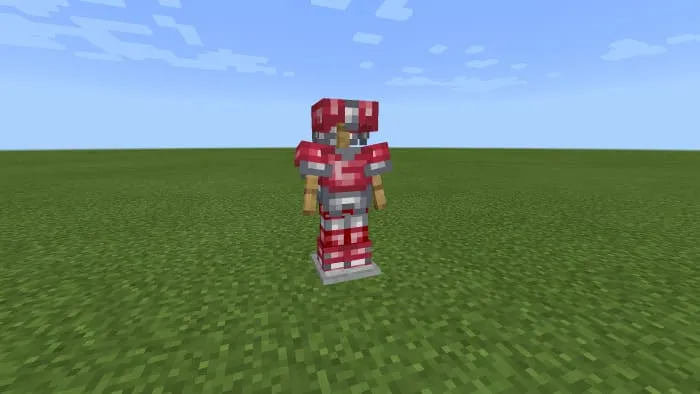 Вид улучшенной рубиновой брони