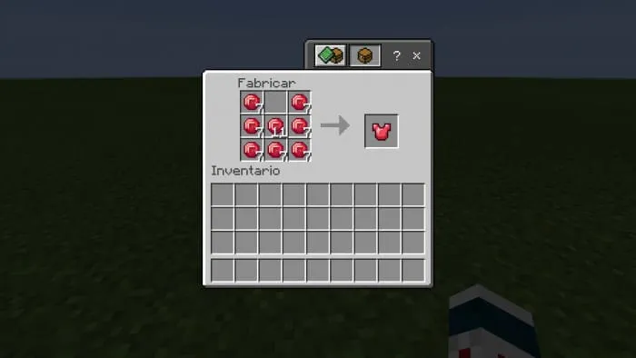 Крафт рубинового нагрудника